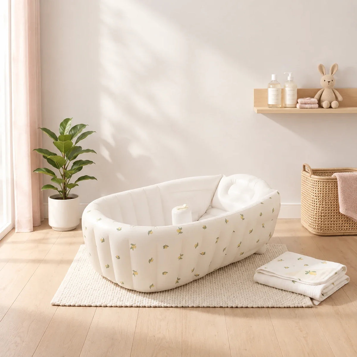 Baignoires gonflable motif citron Image
