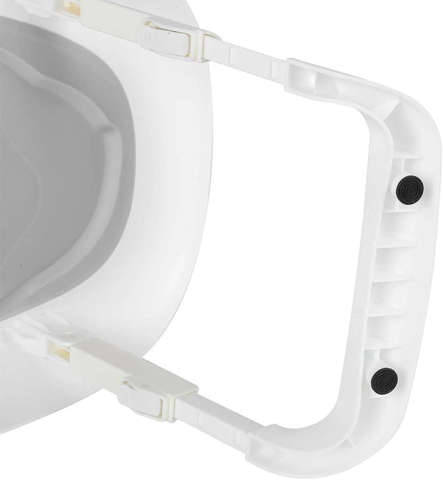 Baignoire Bébé Pliable Bouchon Thermosensible et Support Pommeau - Lapin Gris