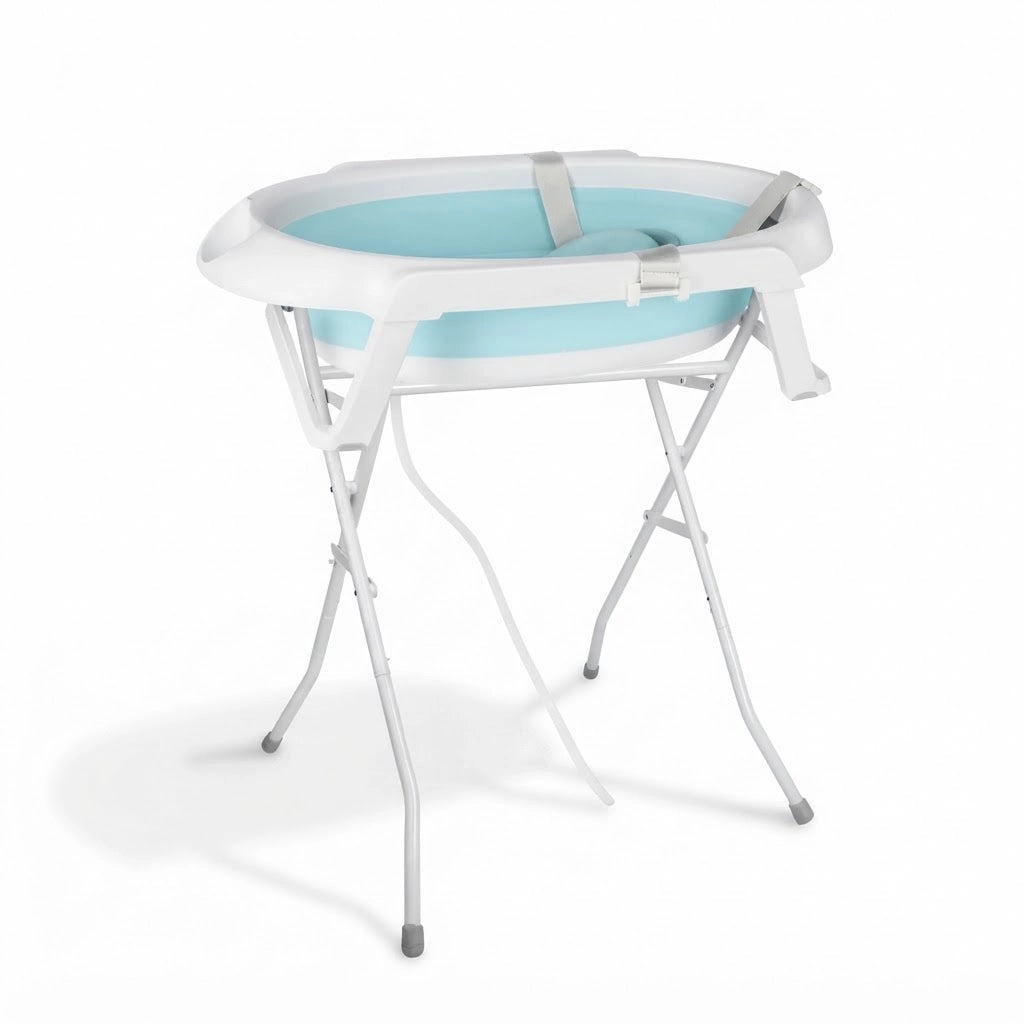 Baignoire Bébé Pliable Luna avec Support (Vert)