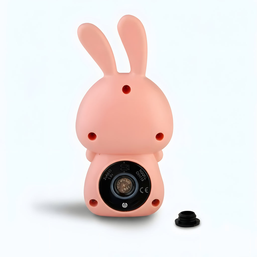Thermomètre de bain bébé digital (Petit Lapin – Rose Bonbon) Dos 2