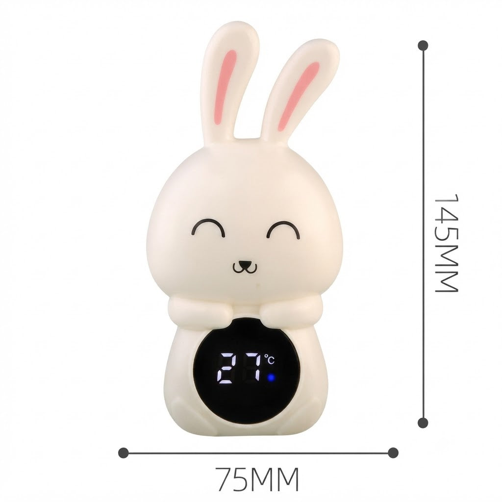 Thermomètre de bain bébé digital (Pingouin – Blanc) dimension
