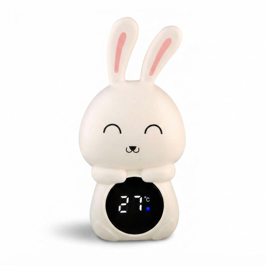 Thermomètre de bain bébé digital (Pingouin – Blanc) studio