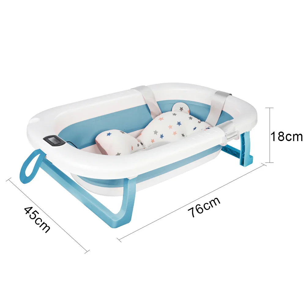 baignoire_bebe_pliable_iris_bleu_dimension_lifestyle