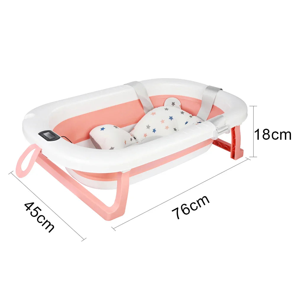 baignoire_bebe_pliable_iris_rose_dimension_lifestyle